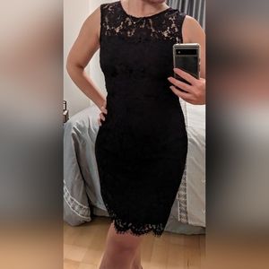 Banana Republic Factory dress purple lace